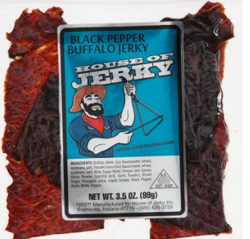 Black Pepper Buffalo Jerky