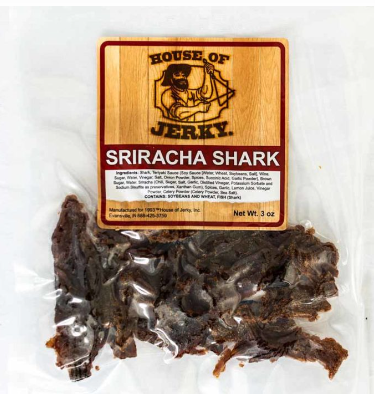 Sriracha Shark Jerky