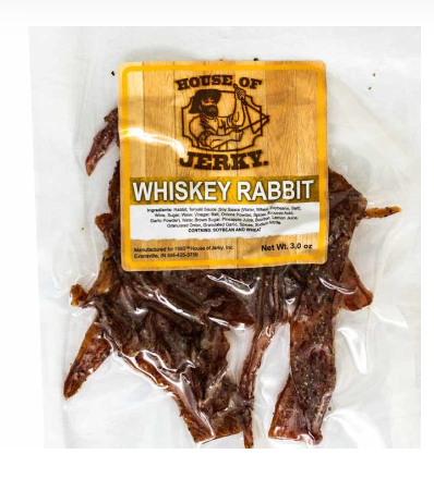 Whiskey Rabbit Jerky